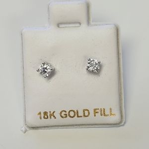 18k gold filled studs